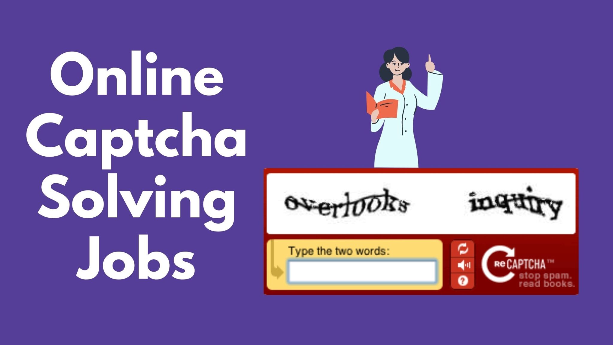 solving captcha online job